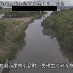 矢作川 矢作古川分派施設付近のライブカメラ|愛知県西尾市のサムネイル