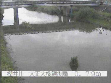 樫井川 大正大橋のライブカメラ|大阪府泉佐野市