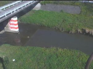 滋賀県近江八幡市 白鳥川 JR下流橋のライブカメラ