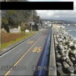 国道249号 能登内浦沿岸 藤波のライブカメラ|石川県能登町のサムネイル