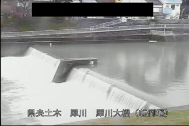 犀川 犀川大橋(転倒堰)のライブカメラ|石川県金沢市