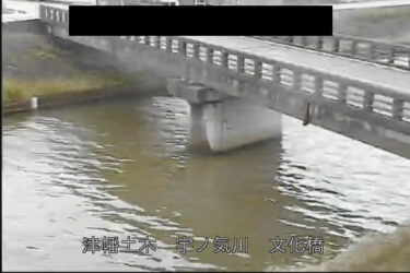 宇ノ気川 文化橋のライブカメラ|石川県かほく市