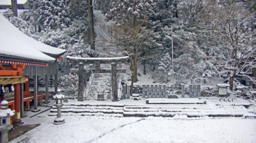 英彦山神宮泰幣殿のライブカメラ|福岡県添田町