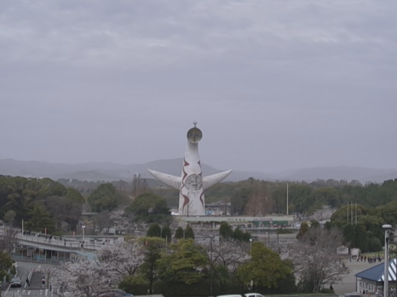万博記念公園・太陽の塔のライブカメラ-大阪府吹田市 | ライブカメラHUB