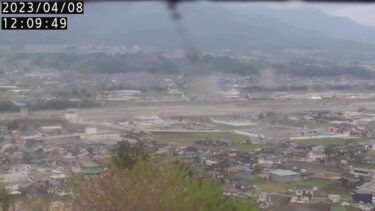 リニア中央新幹線通過地域の建設風景のライブカメラ|長野県喬木村