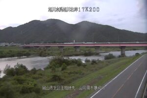 岡山県岡山市 旭川 合同用水堰のライブカメラ