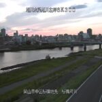 旭川 桜橋のライブカメラ|岡山県岡山市のサムネイル