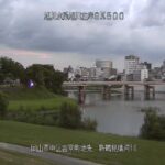 旭川 新鶴見橋のライブカメラ|岡山県岡山市のサムネイル