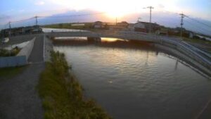 福岡県大木町 花宗川 下田橋のライブカメラ