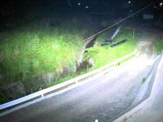 導目木川 花立砂防堰堤下流のライブカメラ|福岡県朝倉市のサムネイル