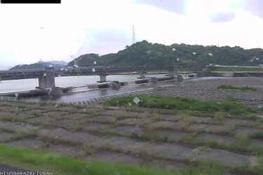 日野川 日野川堰右岸のライブカメラ|鳥取県米子市