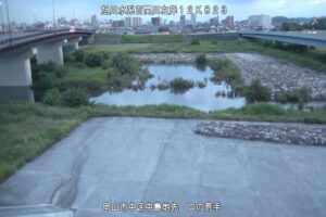 岡山県岡山市 百間川 二の荒手のライブカメラ
