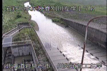 幾春別川 川向頭首工2のライブカメラ|北海道岩見沢市