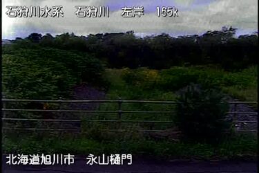 石狩川 永山樋門のライブカメラ|北海道旭川市のサムネイル