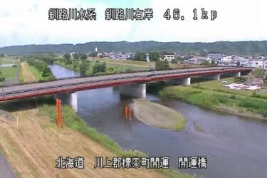 釧路川 開運橋のライブカメラ|北海道標茶町
