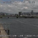 旧太田川 江波東空間のライブカメラ|広島県広島市のサムネイル