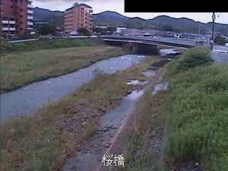紫川 桜橋のライブカメラ|福岡県北九州市