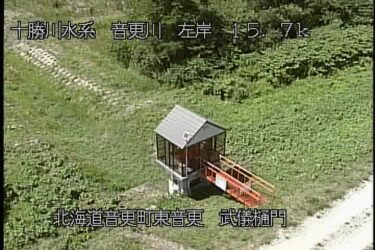 音更川 武儀樋門のライブカメラ|北海道音更町