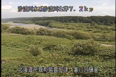 沙流川 富川H樋管のライブカメラ|北海道平取町