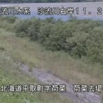 沙流川 荷菜去場のライブカメラ|北海道平取町のサムネイル