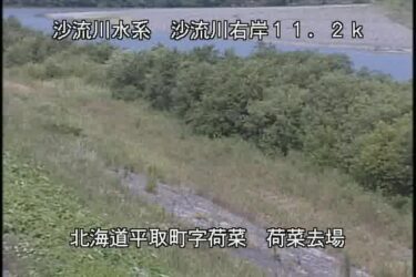 沙流川 荷菜去場のライブカメラ|北海道平取町