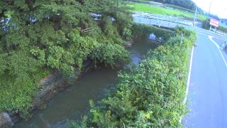 尺岳川 久保田橋のライブカメラ|福岡県直方市