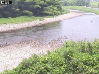 四万十川 松葉川のライブカメラ|高知県四万十町のサムネイル