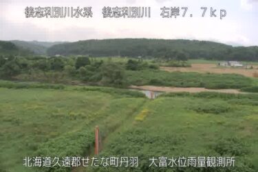 後志利別川 大富水位雨量観測所のライブカメラ|北海道せたな町