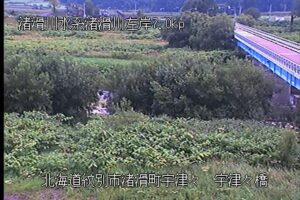 北海道紋別市 渚滑川 宇津々樋門のライブカメラ