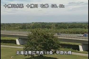十勝川 平原大橋のライブカメラ|北海道帯広市