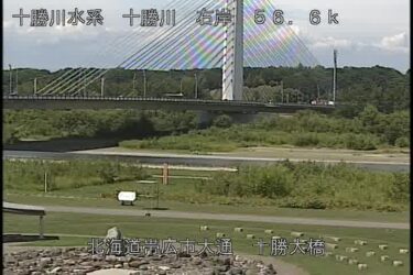 十勝川 十勝大橋のライブカメラ|北海道帯広市のサムネイル