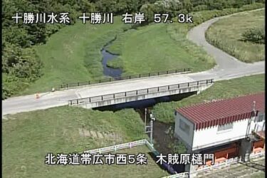 十勝川 木賊原樋門のライブカメラ|北海道帯広市のサムネイル