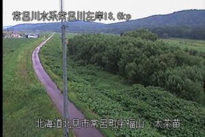北海道北見市 常呂川 太茶苗のライブカメラ