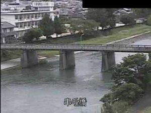 福岡県八女市 矢部川 串毛橋のライブカメラ