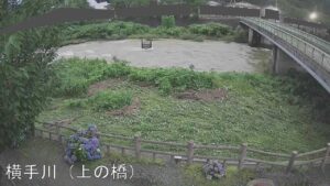 秋田県横手市 横手川 上の橋のライブカメラ