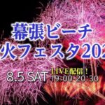 幕張ビーチ花火フェスタのライブカメラ|千葉県千葉市のサムネイル