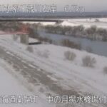 千歳川 中の月揚水機場付近のライブカメラ|北海道南幌町のサムネイル