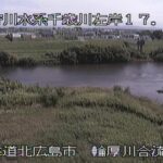 千歳川 輪厚川合流部のライブカメラ|北海道北広島市のサムネイル