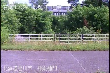 忠別川 神楽樋門のライブカメラ|北海道旭川市