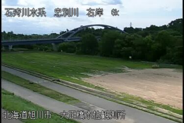 忠別川 大正橋のライブカメラ|北海道旭川市のサムネイル