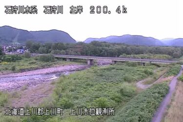 石狩川 上川のライブカメラ|北海道上川町