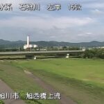 石狩川 旭西橋上流左岸のライブカメラ|北海道旭川市のサムネイル