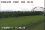 石狩川 永山橋上流右岸のライブカメラ|北海道旭川市のサムネイル