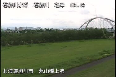 石狩川 永山橋上流右岸のライブカメラ|北海道旭川市