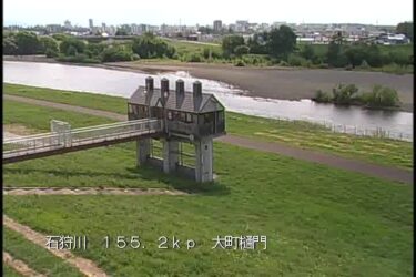 石狩川 大町樋門のライブカメラ|北海道旭川市