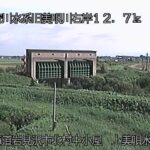 旧美唄川 上美唄水門下流のライブカメラ|北海道岩見沢市のサムネイル