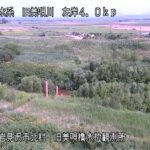 旧美唄川 旧美唄橋水位観測所のライブカメラ|北海道岩見沢市のサムネイル