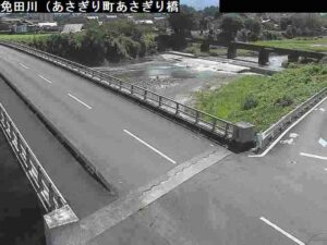 熊本県あさぎり町 免田川 あさぎり橋のライブカメラ