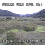 留萌川 大和田遊水地周囲堤下流側のライブカメラ|北海道留萌市のサムネイル
