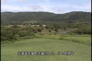 北海道天塩町 天塩川 辰根牛観測所のライブカメラ